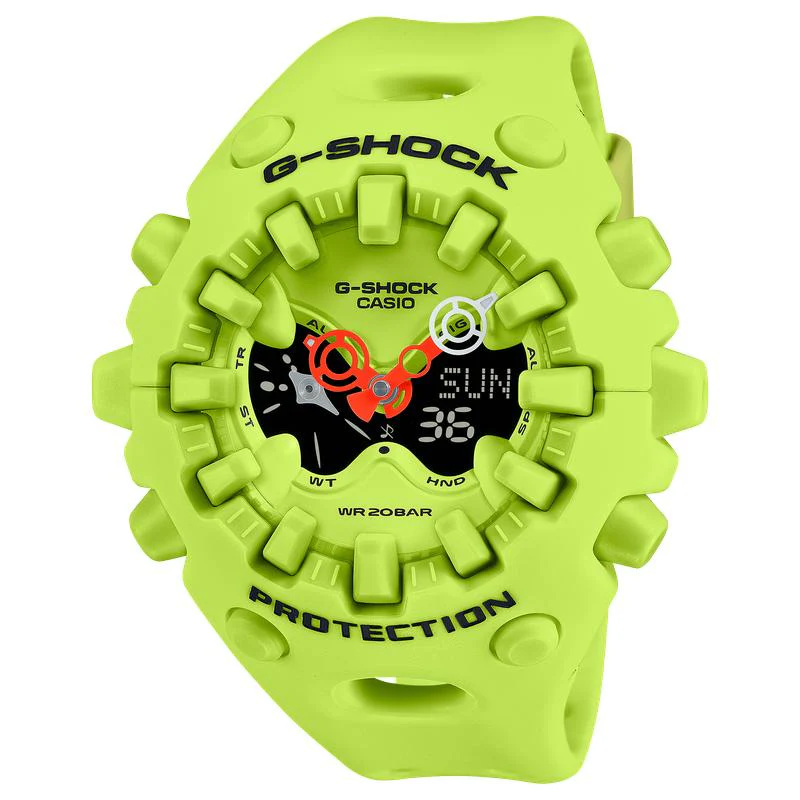Men's Lime G-SHOCK Analogue Digital Watch