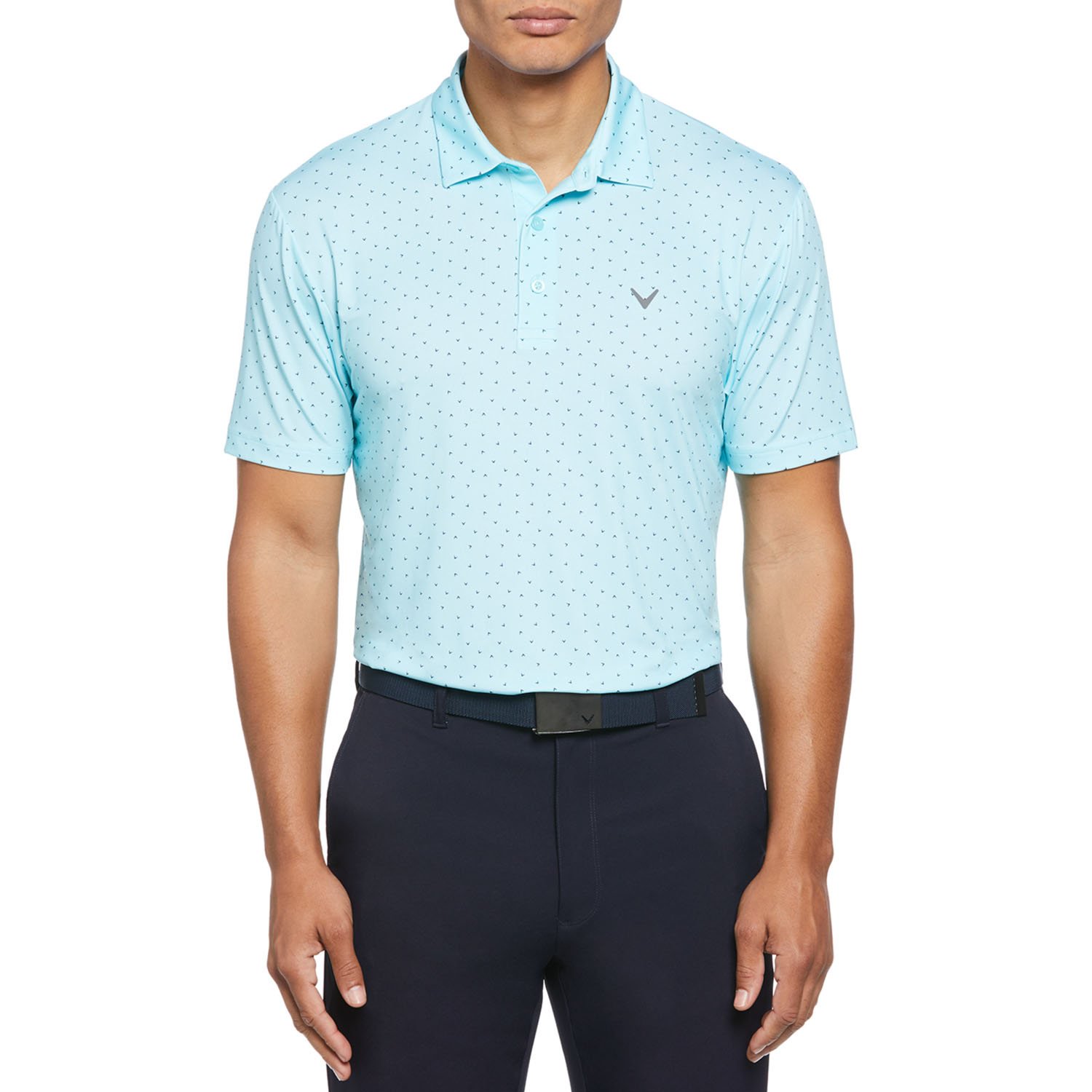 Men's Chevron Golf Polo Shirt