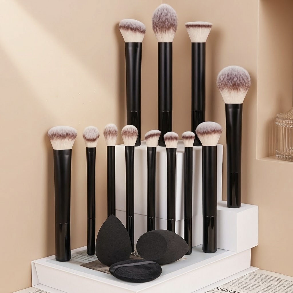43% off on 15-Piece Makeup Brush and Sponge Set | OneDayOnly
