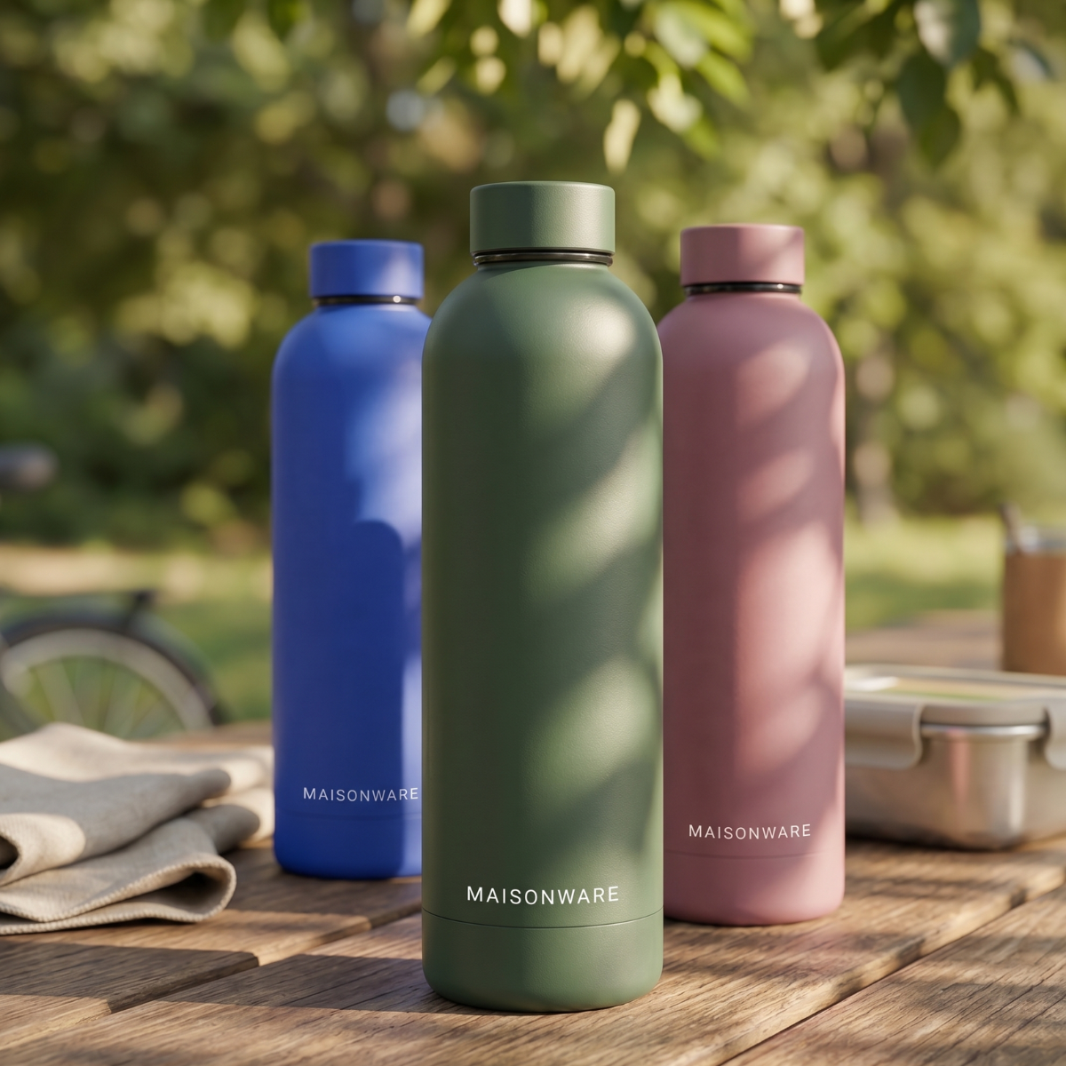 750ml Rubber Coated Bottle