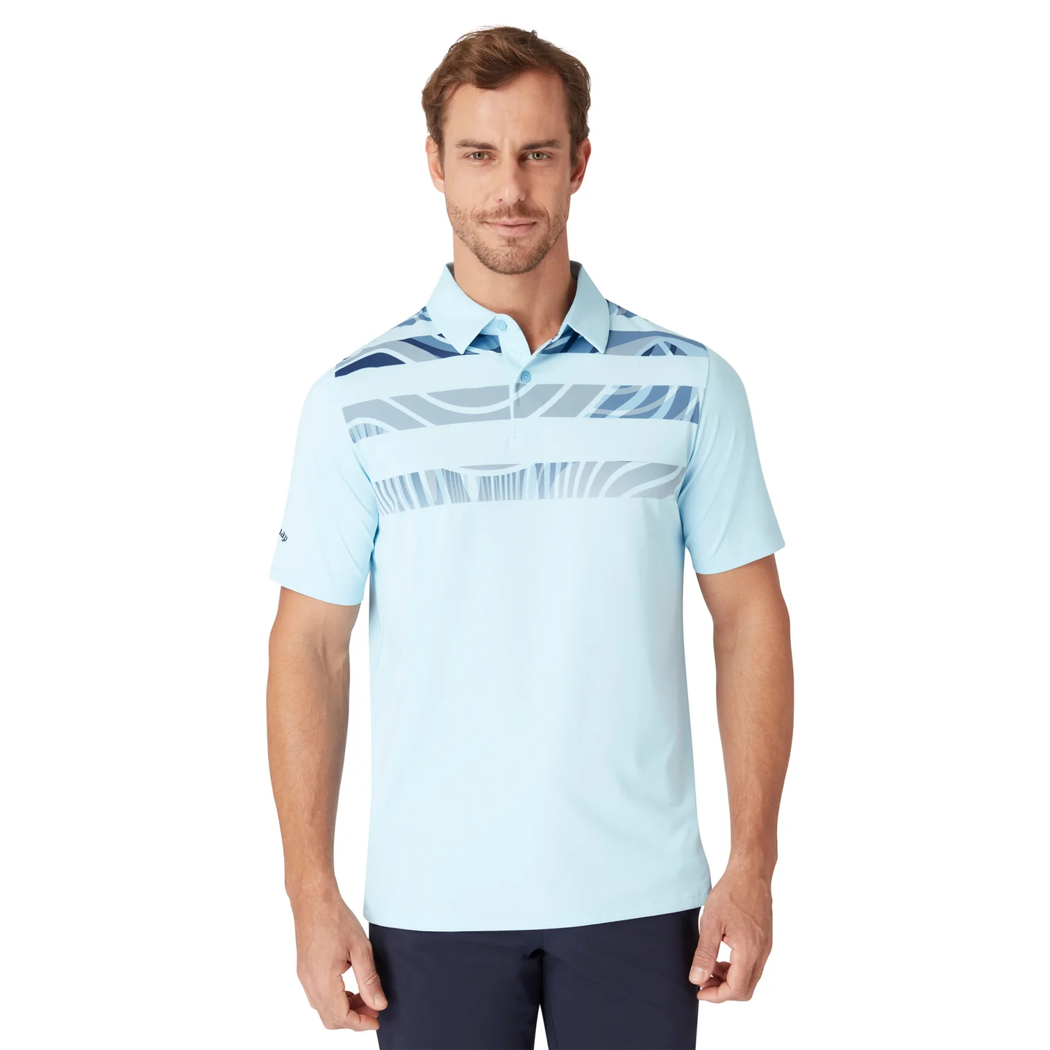 Men's Trippy Block Polo Golf Shirt