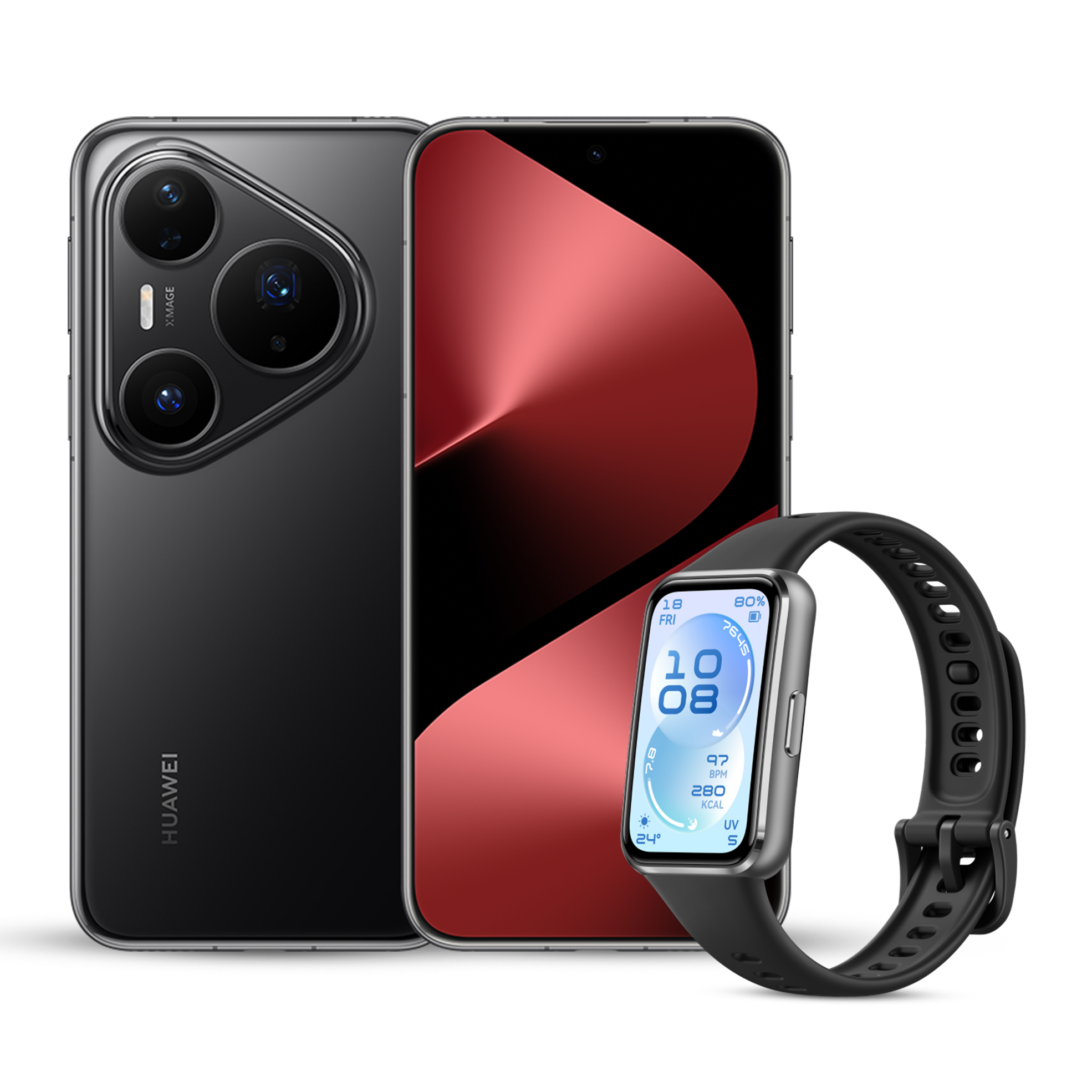 512GB Pura 80 Pro 12GB Dual Sim Smartphone and Band 11 Watch