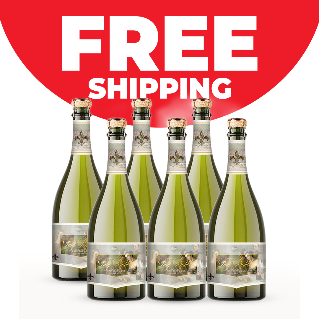 6x Tiny Bubbles Cap Classique Brut 2017