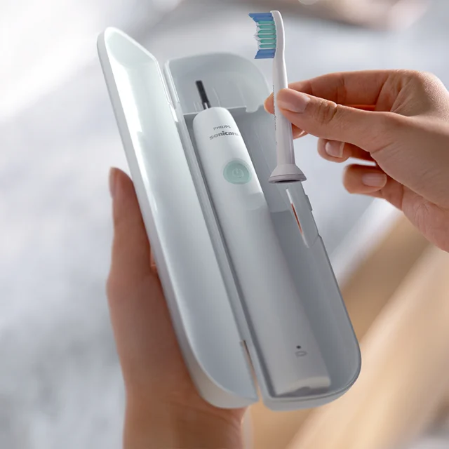 2x 1100 Series Sonic Electric Toothbrushes (Model: HX3641/01)