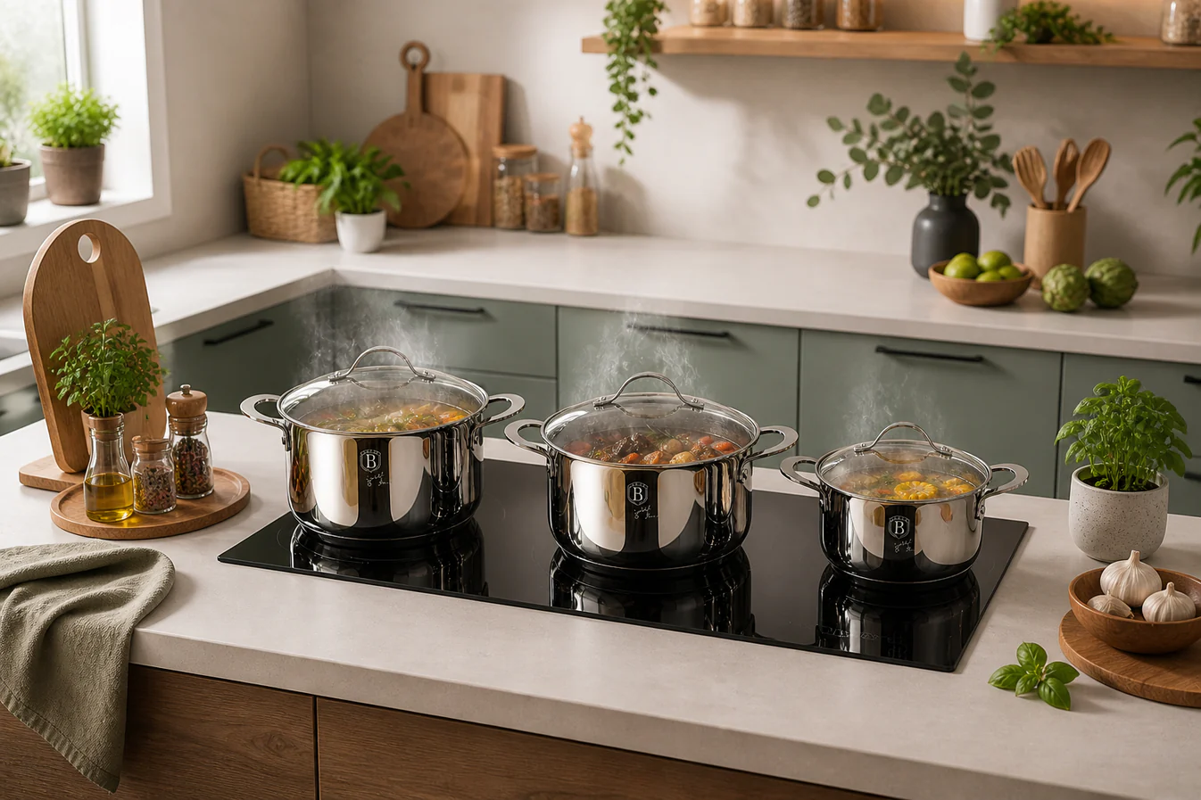 72% off on 18/10 Stainless Steel Cookware Set | OneDayOnly