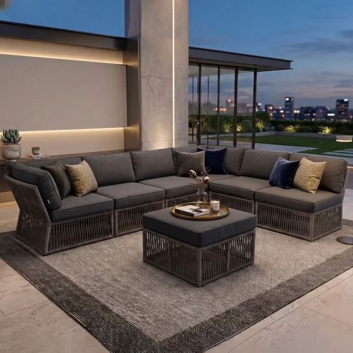 Weather-Resistant Wicker Patio Set