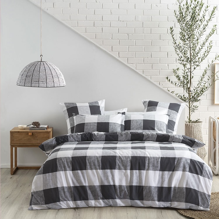 Alec Carbon Duvet Cover Set