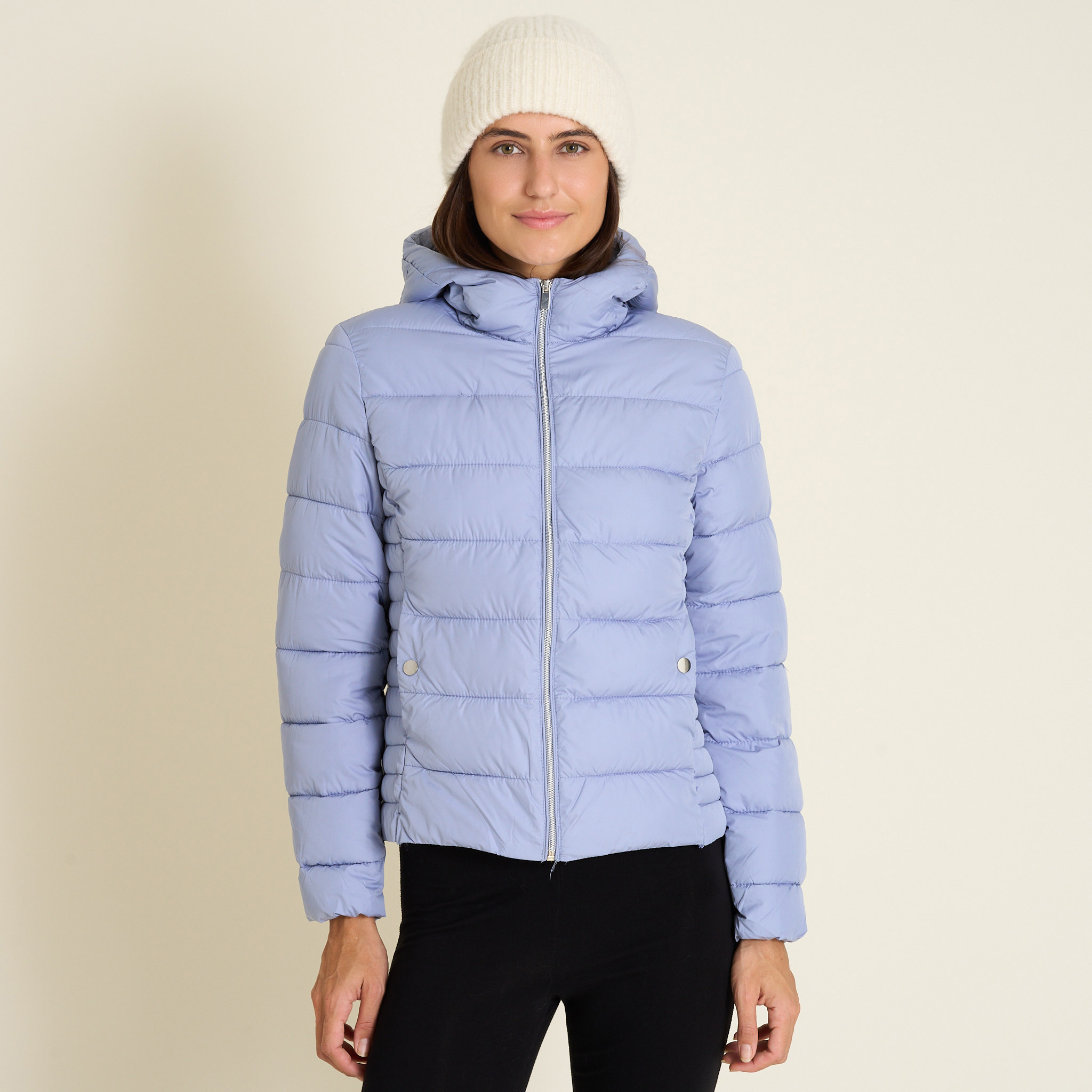 Ladies Soft Padded Puffer Jacket with Hood