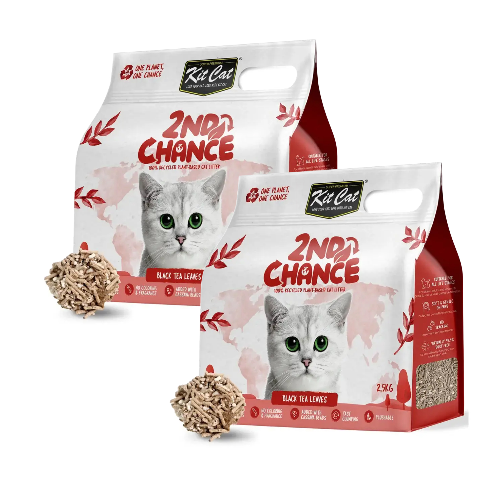 26% off on Kit Cat 2x 2.5kg Cat Litter Bags | OneDayOnly
