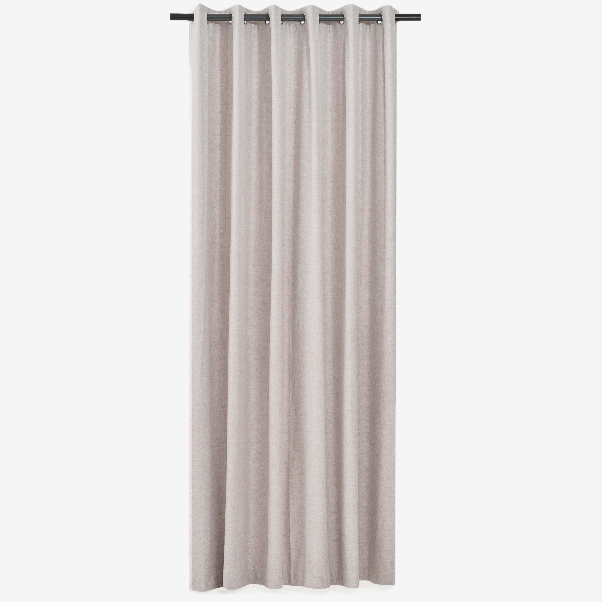 Textured 100% Block Out Eyelet Curtain