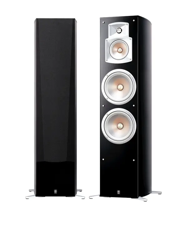 2x 250W 3-Way Bass-Reflex Floorstanding Tower Speakers (Model: NS-777)