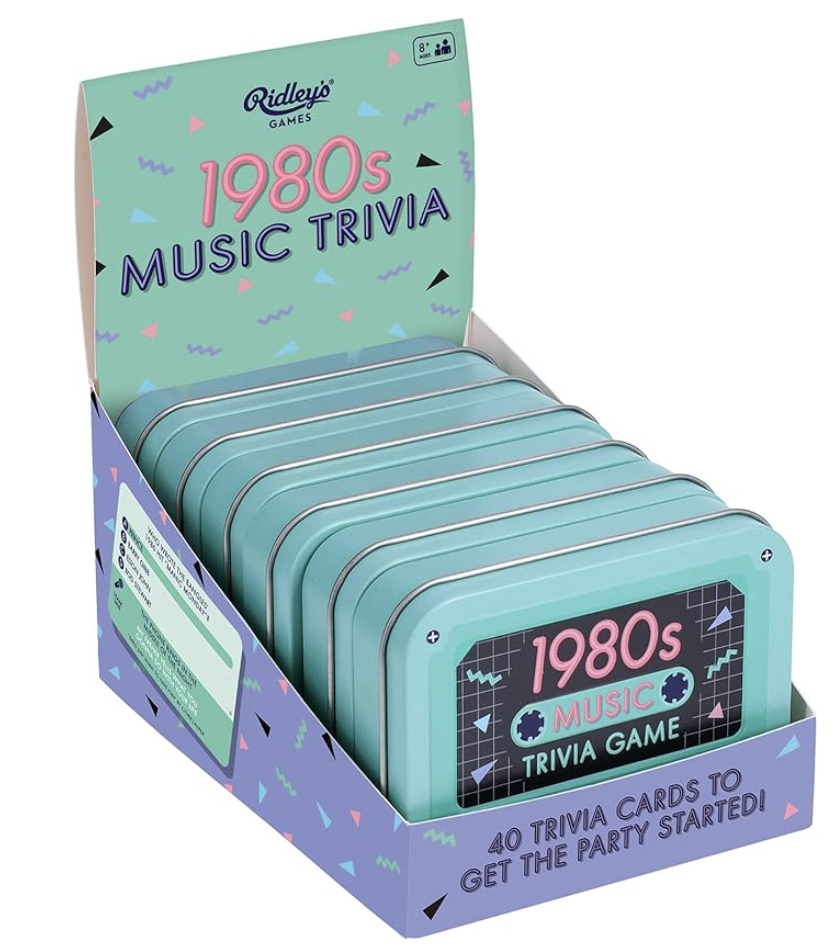 6x 1980s Music Trivia Game