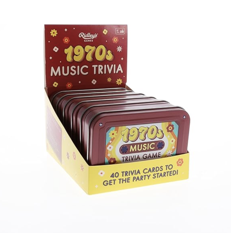 6x 1970s Music Trivia Game