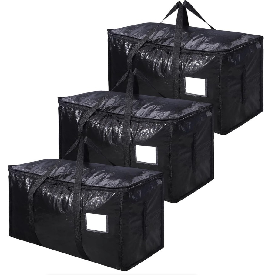 3x 90L Heavy Duty Waterproof Storage Bags