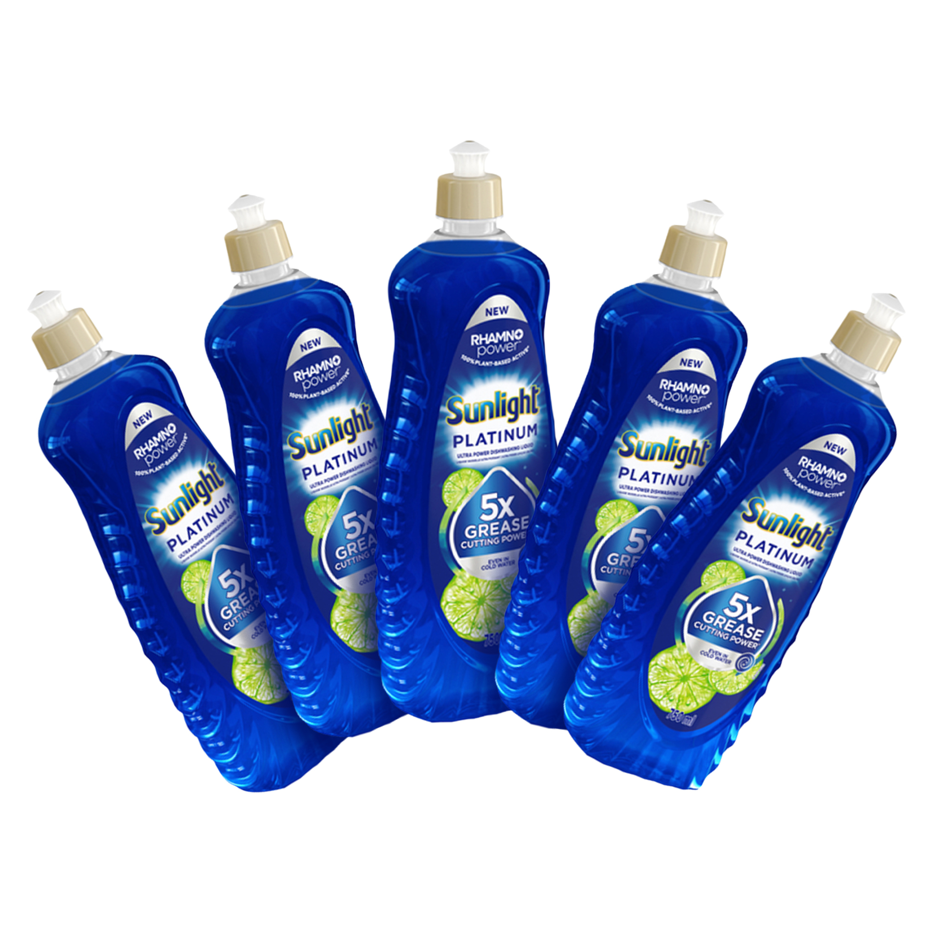 5x 750ml Ultra Power Dishwashing Liquids