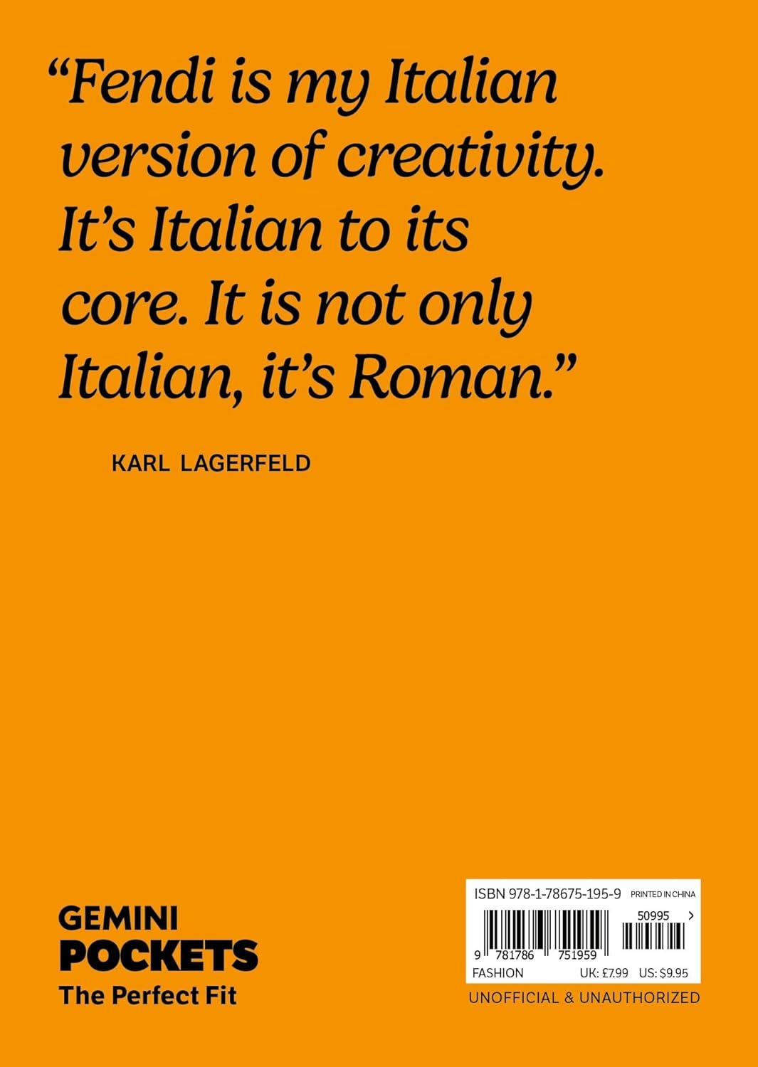 FENDI　ブランドブック 31% off on Gemini Books The Pocket Fendi | OneDayOnly
