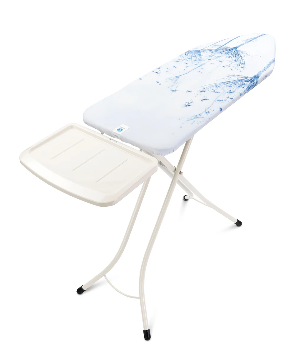 Ironing Board with Solid Steam Unit Holder