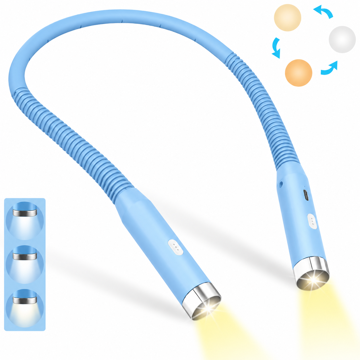 3-Colour LED Reading Neck Light