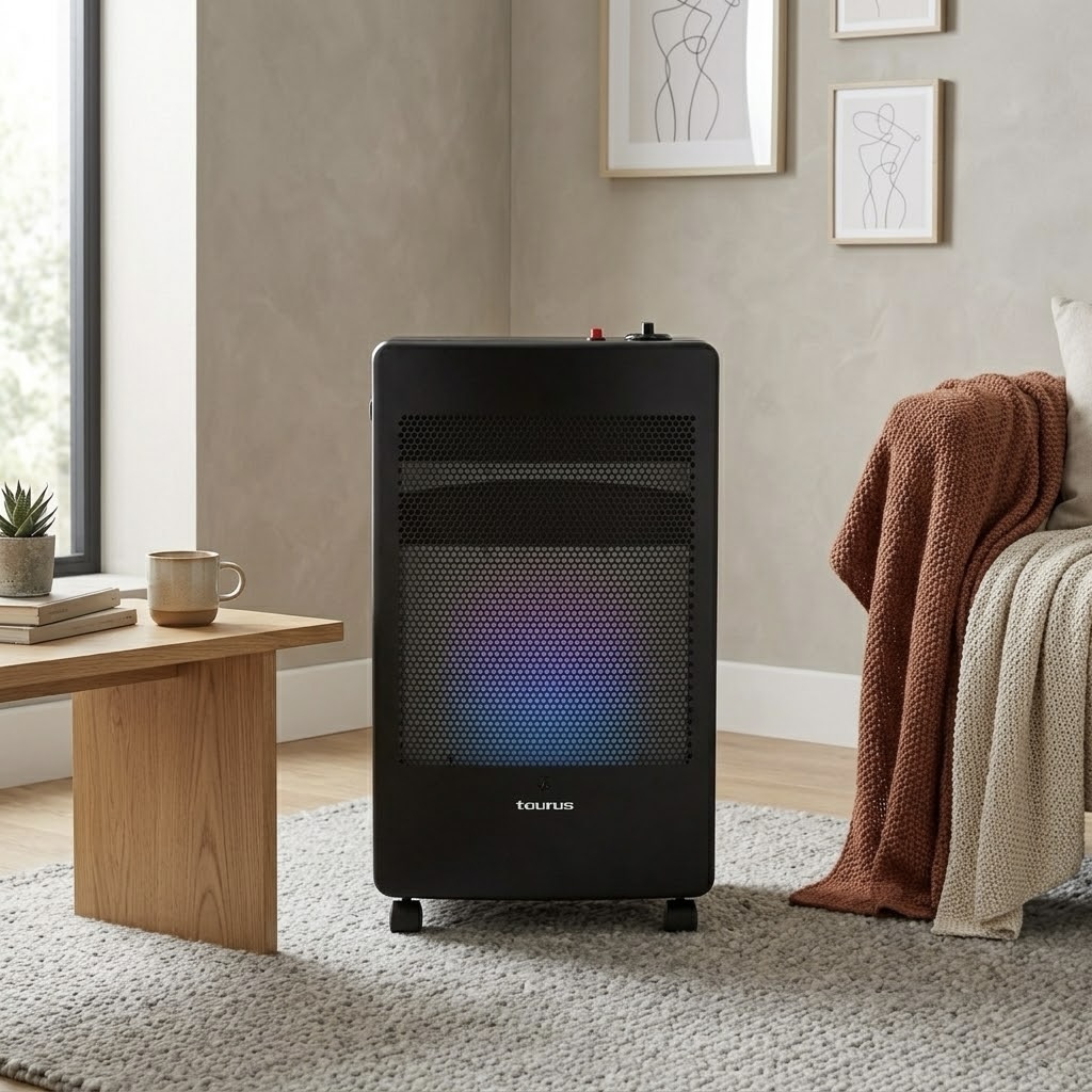 3.8kW Blue Flame Steel Gas Heater (Model: 947184)