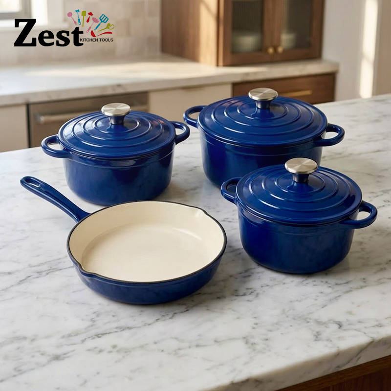 7-Piece Cast Iron Oven Cookware Set