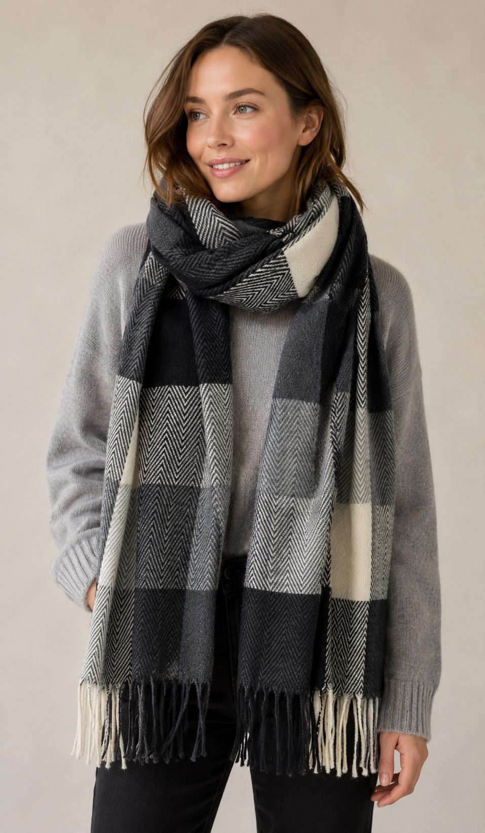 Black/Grey/Beige