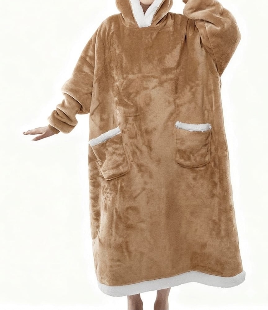 38% off on Missy Unisex Fluffy Blanket Hoodie | OneDayOnly