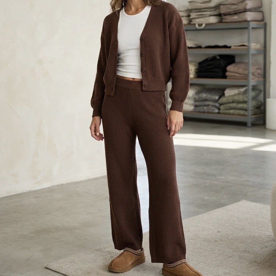 Ladies 2-Piece Loungewear Set