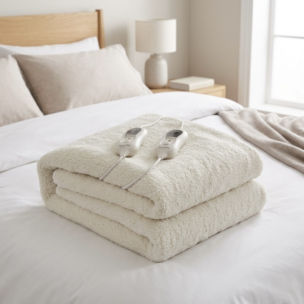 Faux Fur Electric Blanket