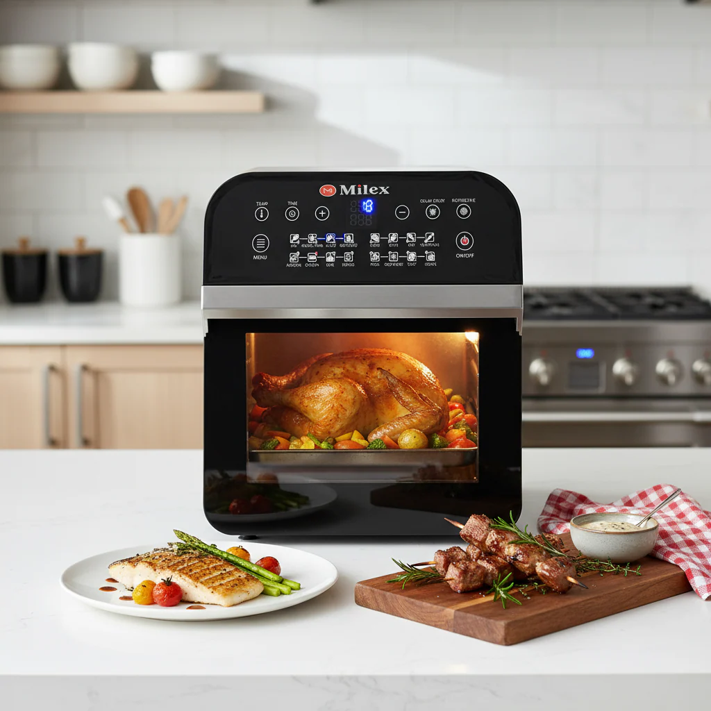12L Digital Hurricane Power AirFryer Oven XL with Rotisserie (Model: MAO001)