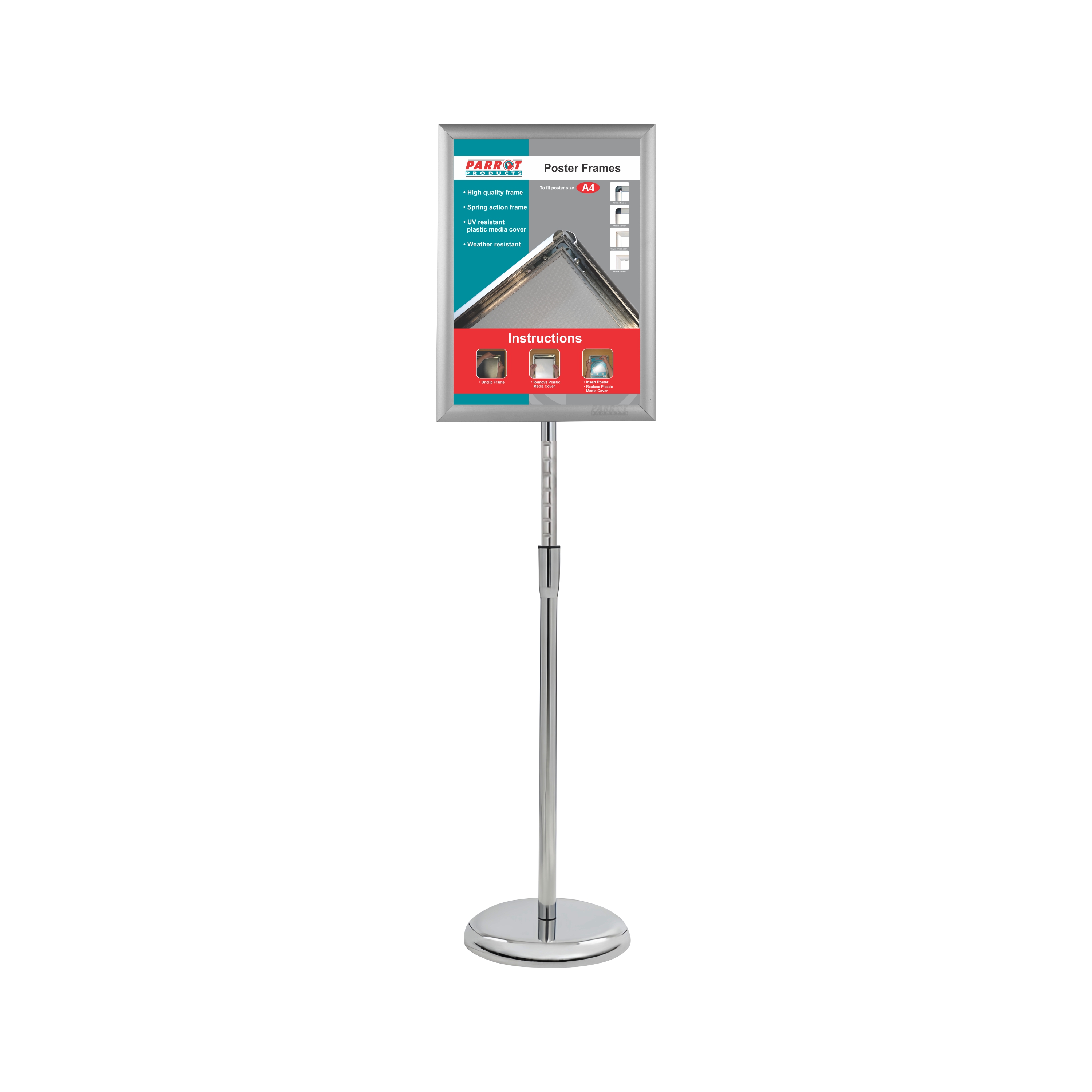 A4 Lollipop Poster Frame Stand