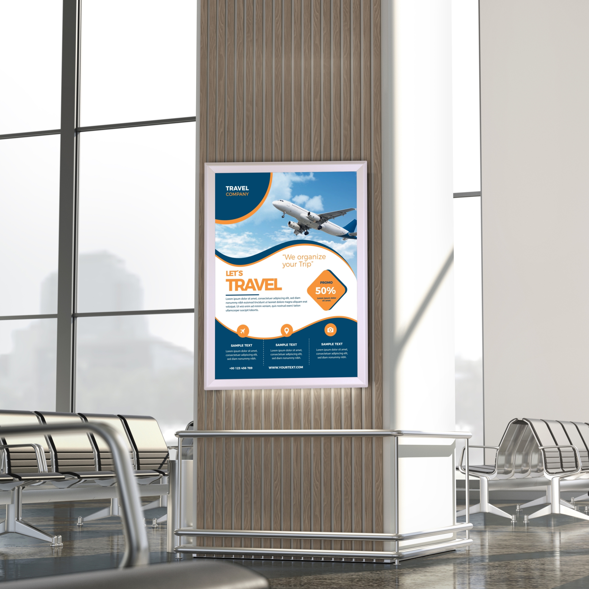 Single-Sided Mitred Corner Poster Frame
