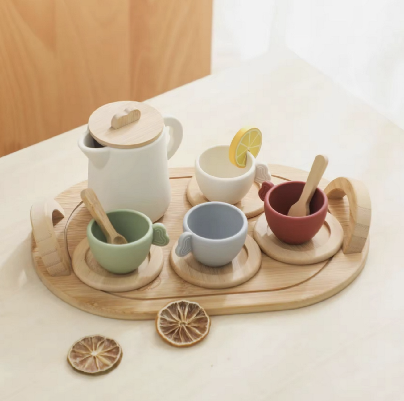 Kids Wooden Tea Party Set