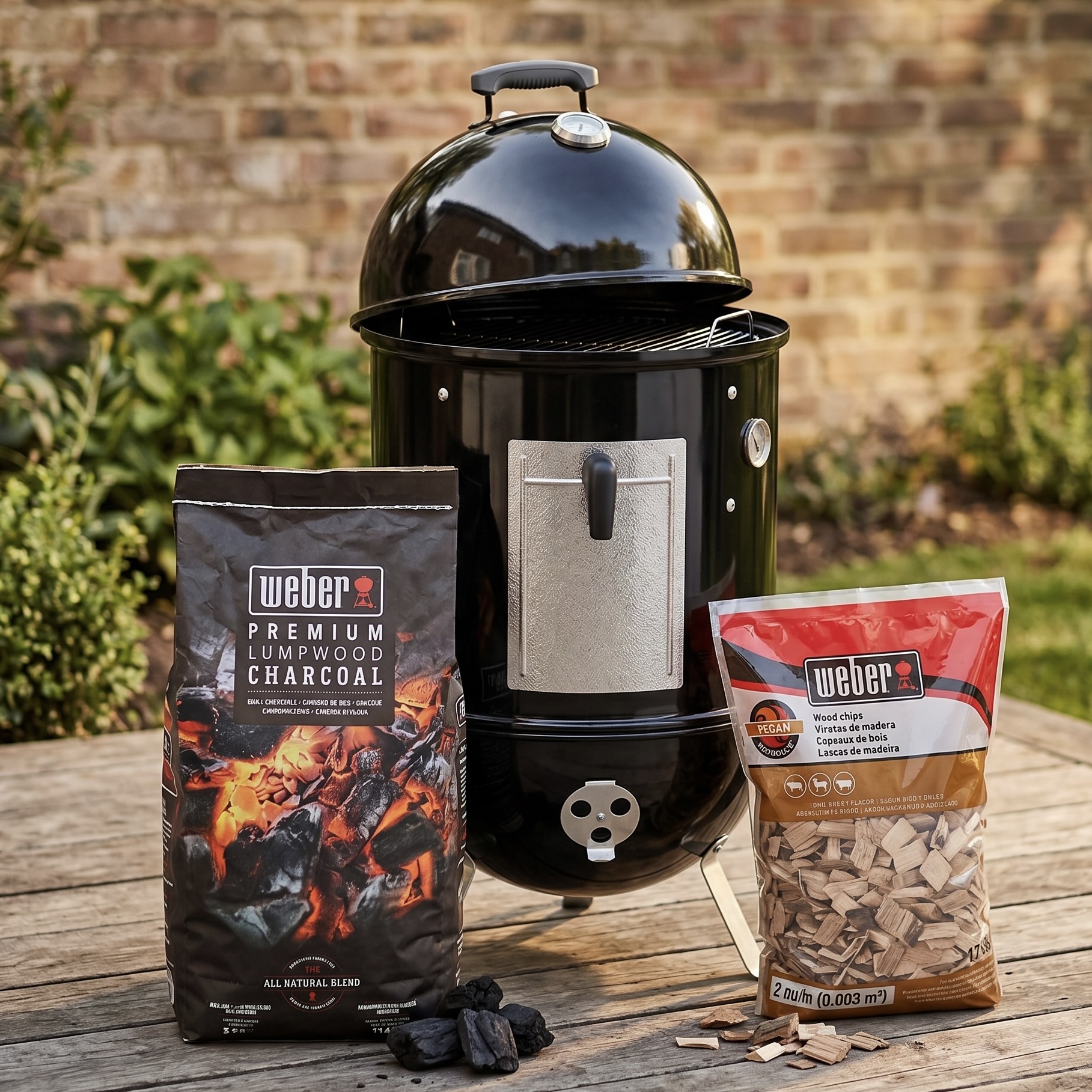 Smokey Cooker, Fire Chips and Charcoal Bundle