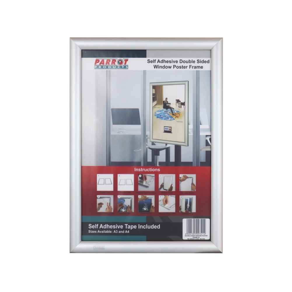Double-Sided Self-Adhesive Window Poster Frame