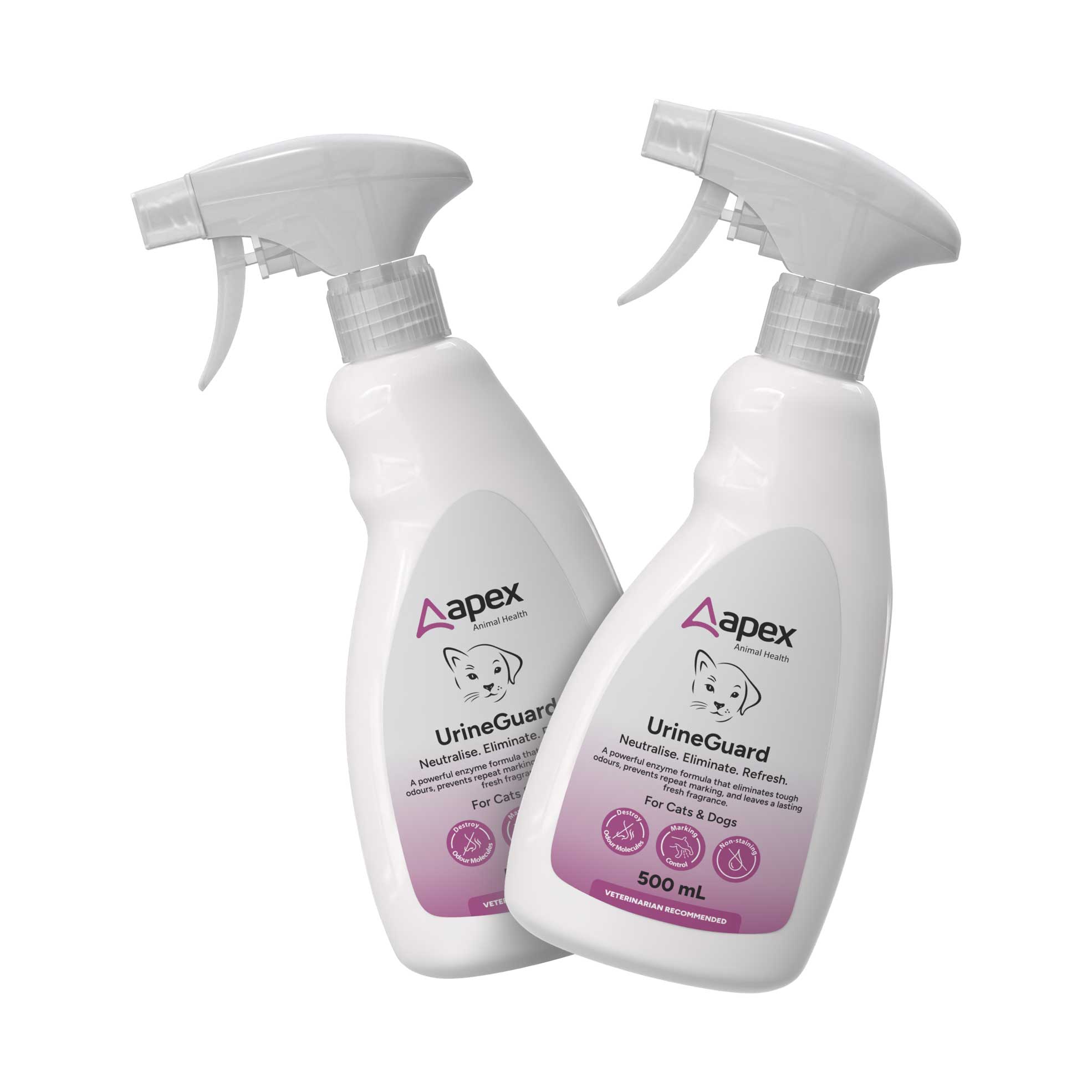 2x 500ml UrineGuard For Cats and Dogs