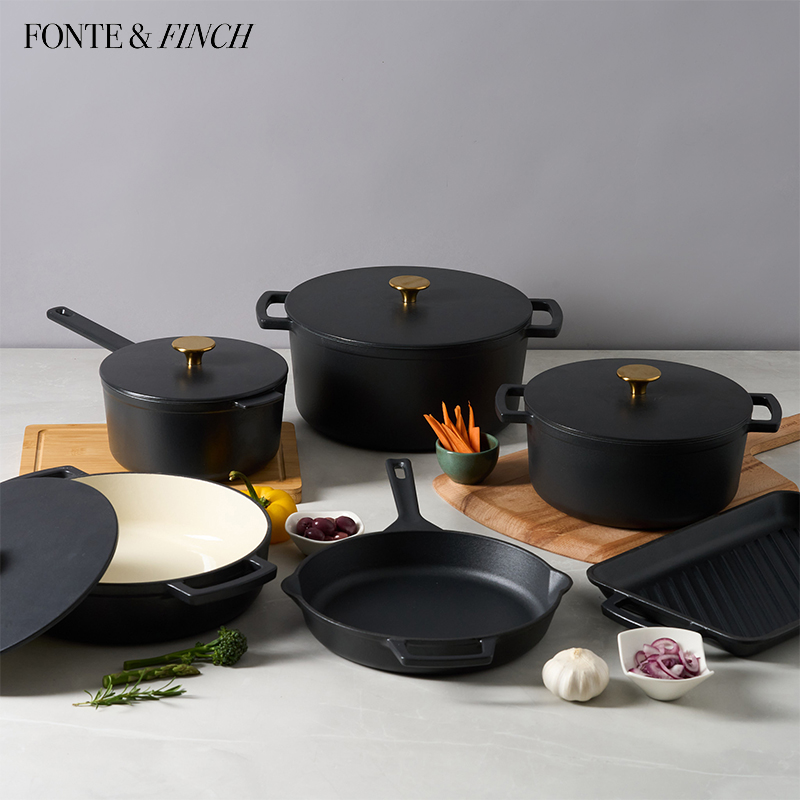 Premium Non-Stick Cast Iron Set