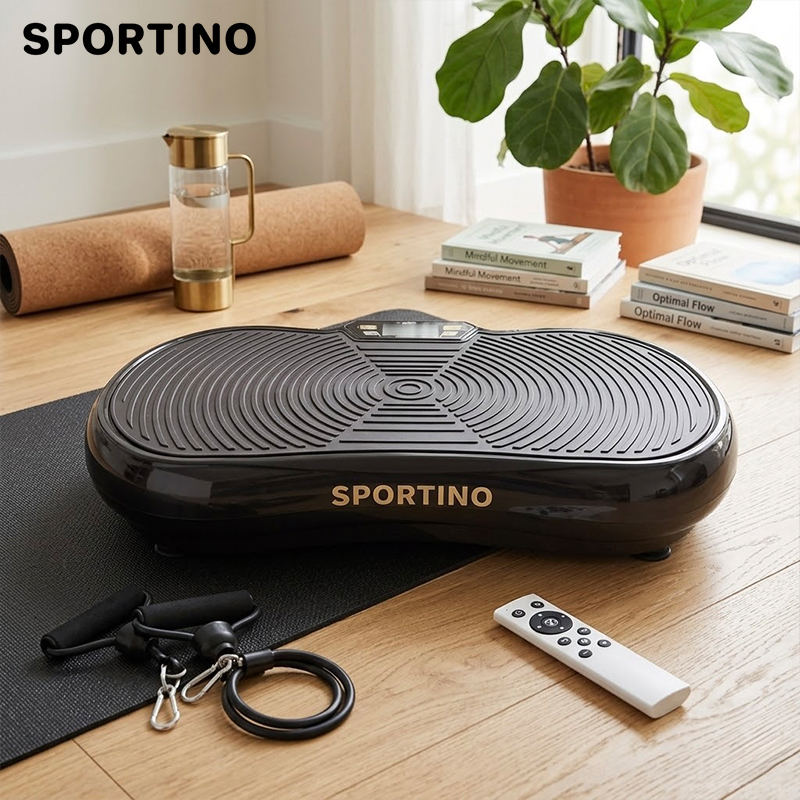 Vibration Plate Exercise Machine with Remote and Resistant Bands