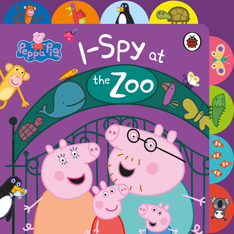 I-Spy at the Zoo: Tabbed Board Book