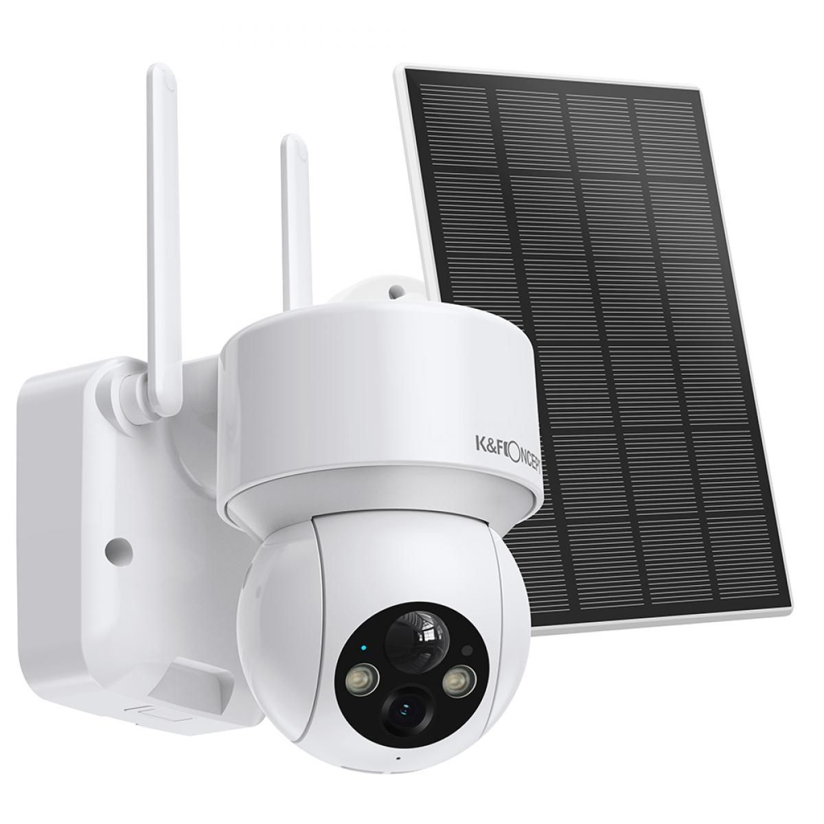 HD Wireless Outdoor Security Camera with Solar (Model:KF50.0001)