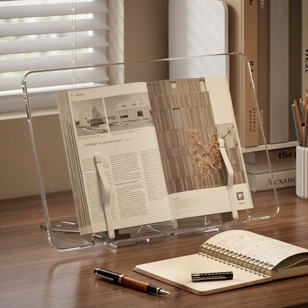 Adjustable Acrylic Tablet and Book Stand