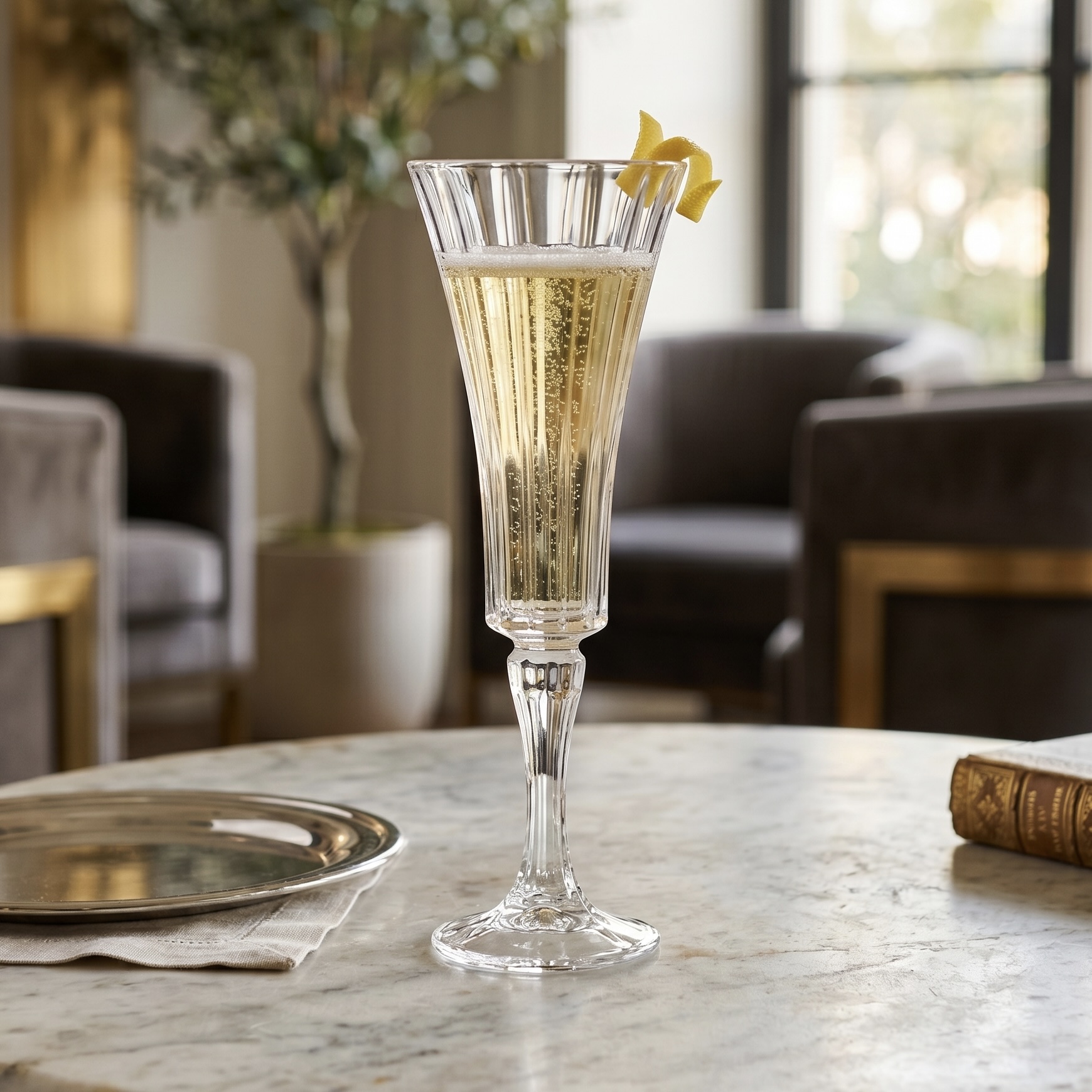 4x 150ml Prism Champagne Glasses