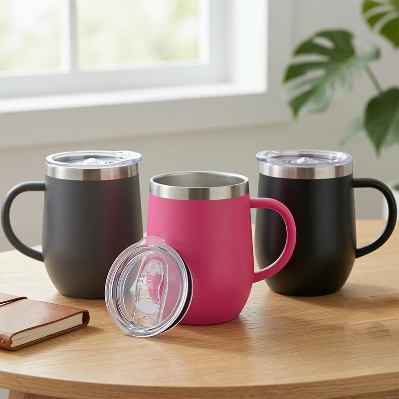 360ml Stainless Steel Travel Mug with Lid