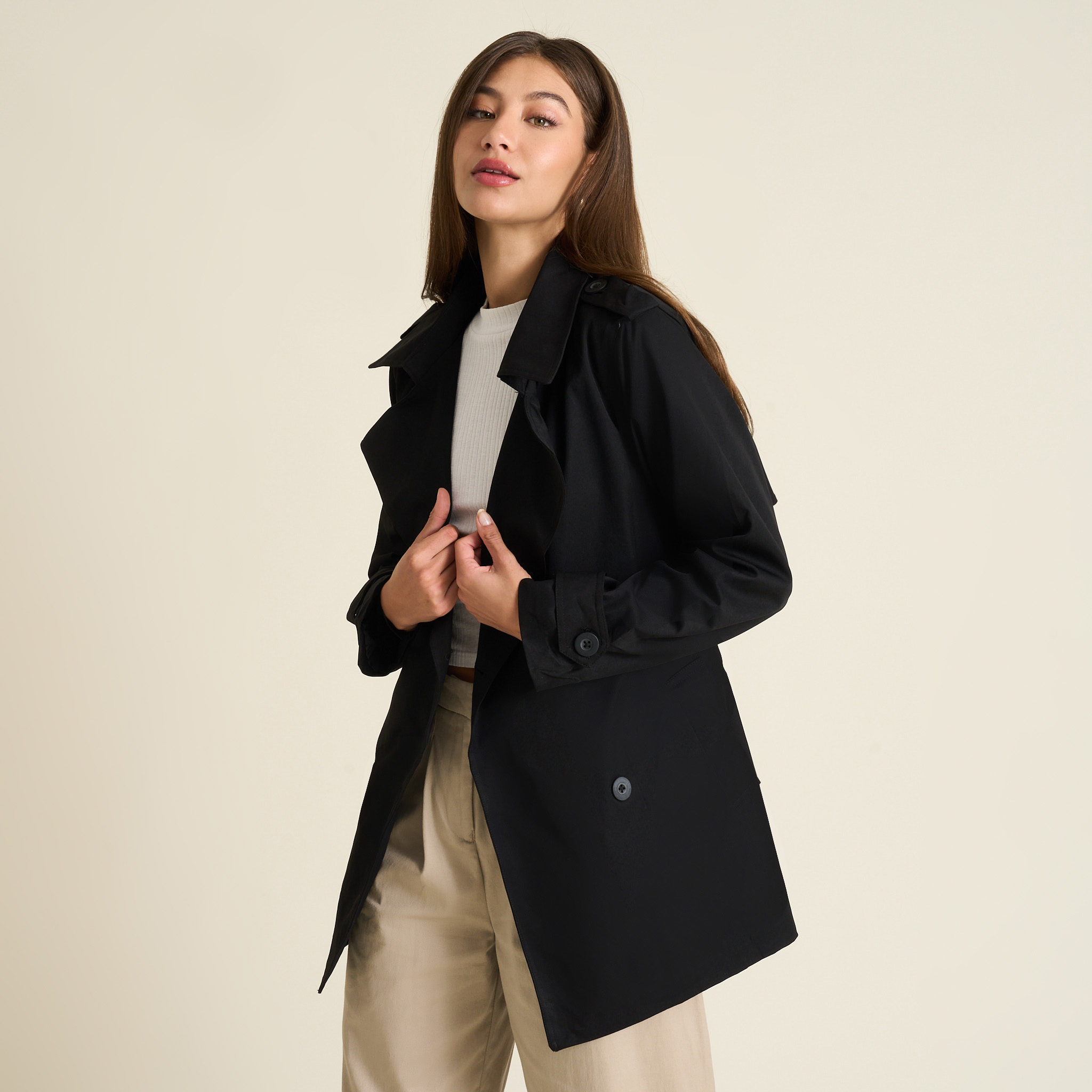 46% off on Ladies Waterproof Trench Coat | OneDayOnly