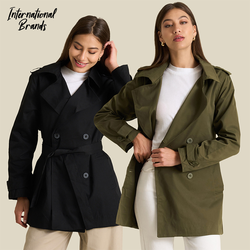 Ladies Waterproof Trench Coat