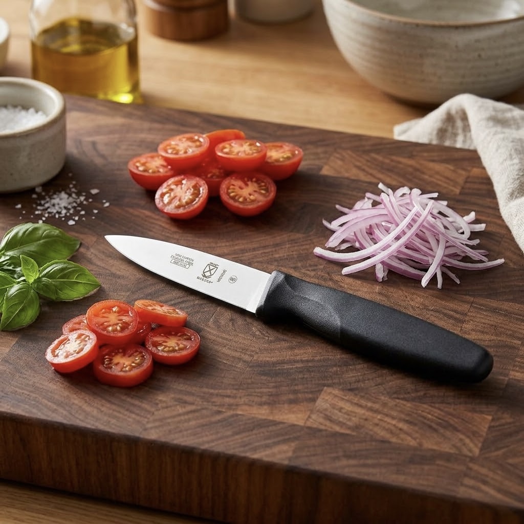3x 7cm Millennia Slim Paring Knives