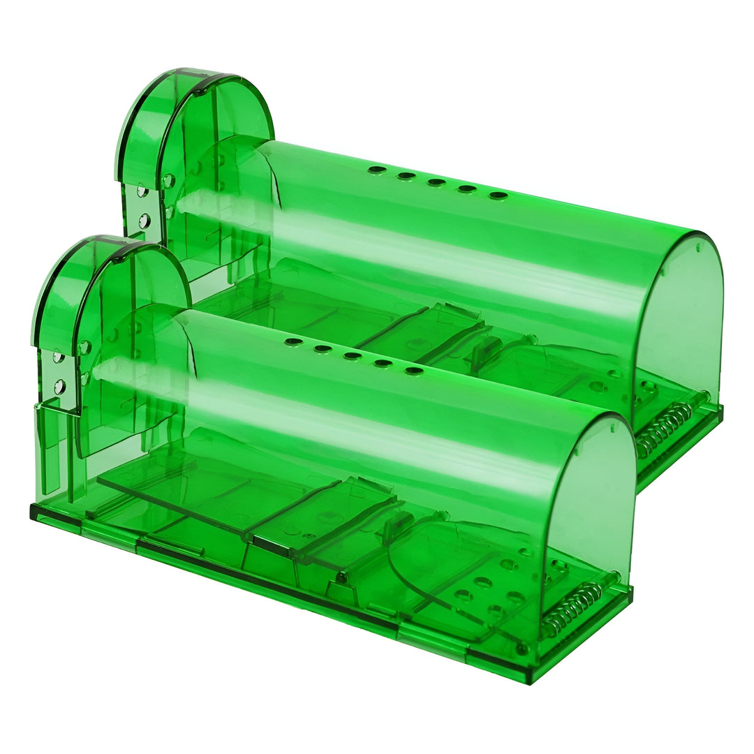 2x Small Reusable Humane Catch & Release Mouse Traps
