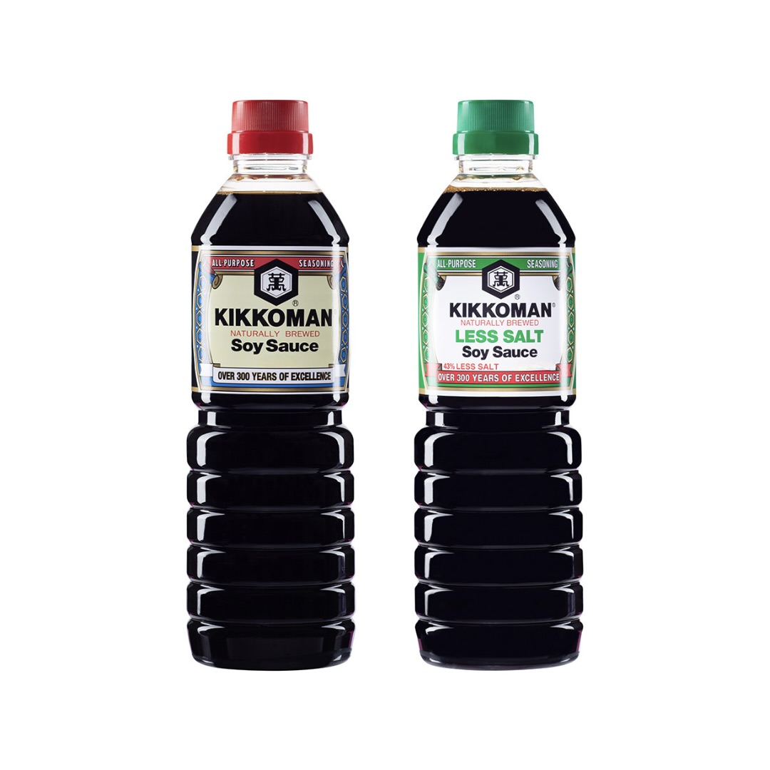 2x Original or Less Salt Soy Sauces