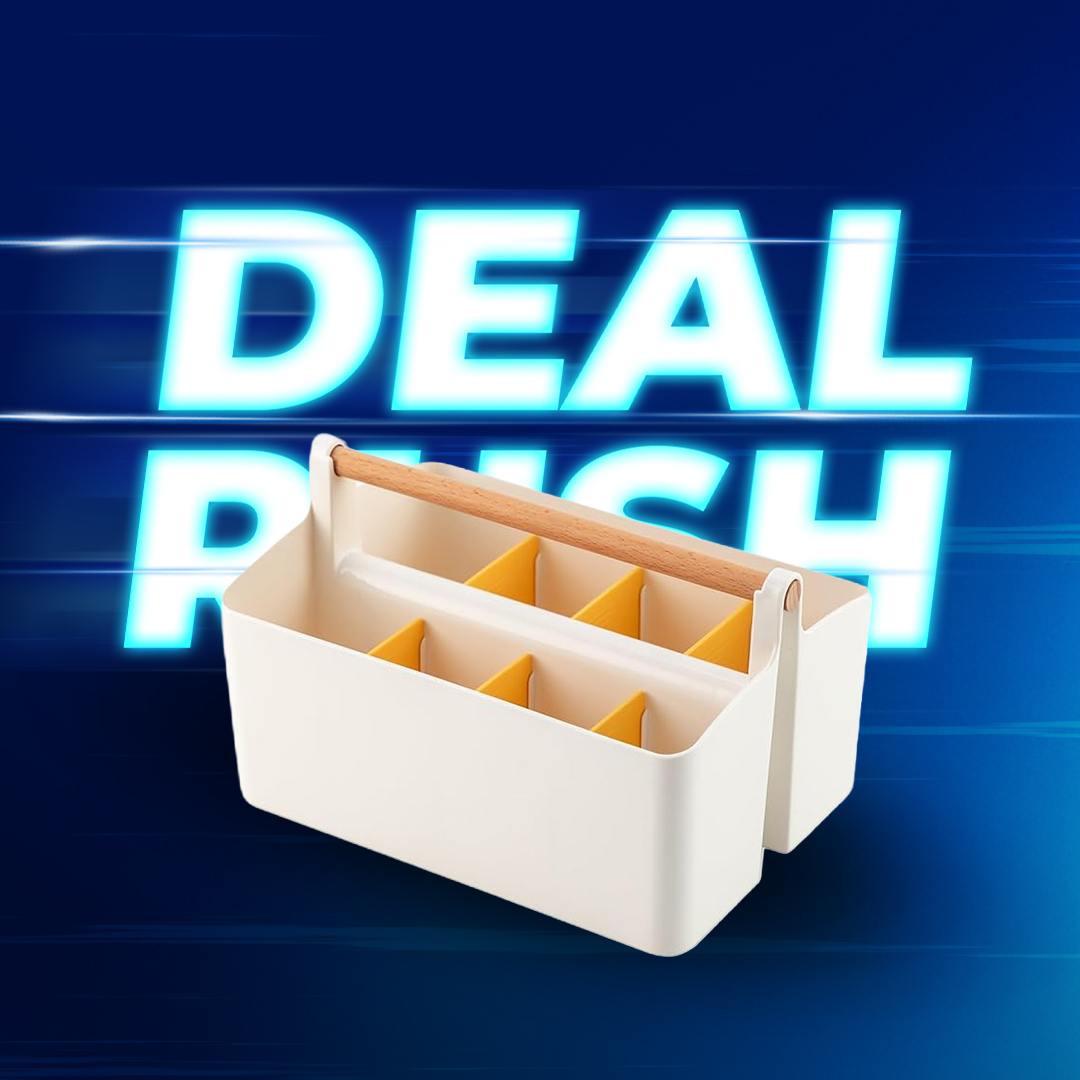 Multi-Purpose Handle Basket with Removable Dividers