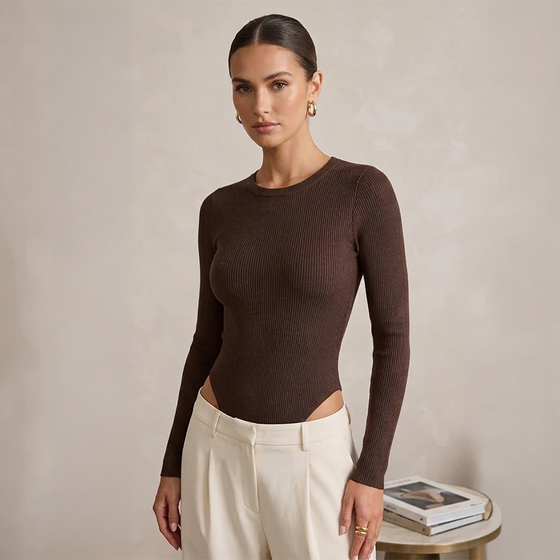 Ladies Long Sleeve Bodysuit