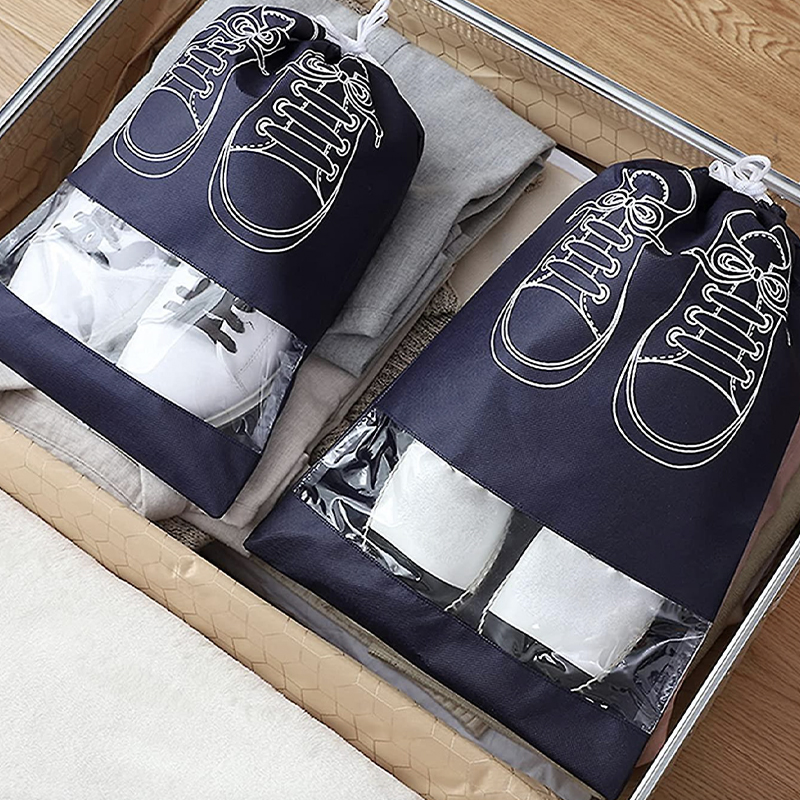 4x Dust-Proof Shoe Travel Bags